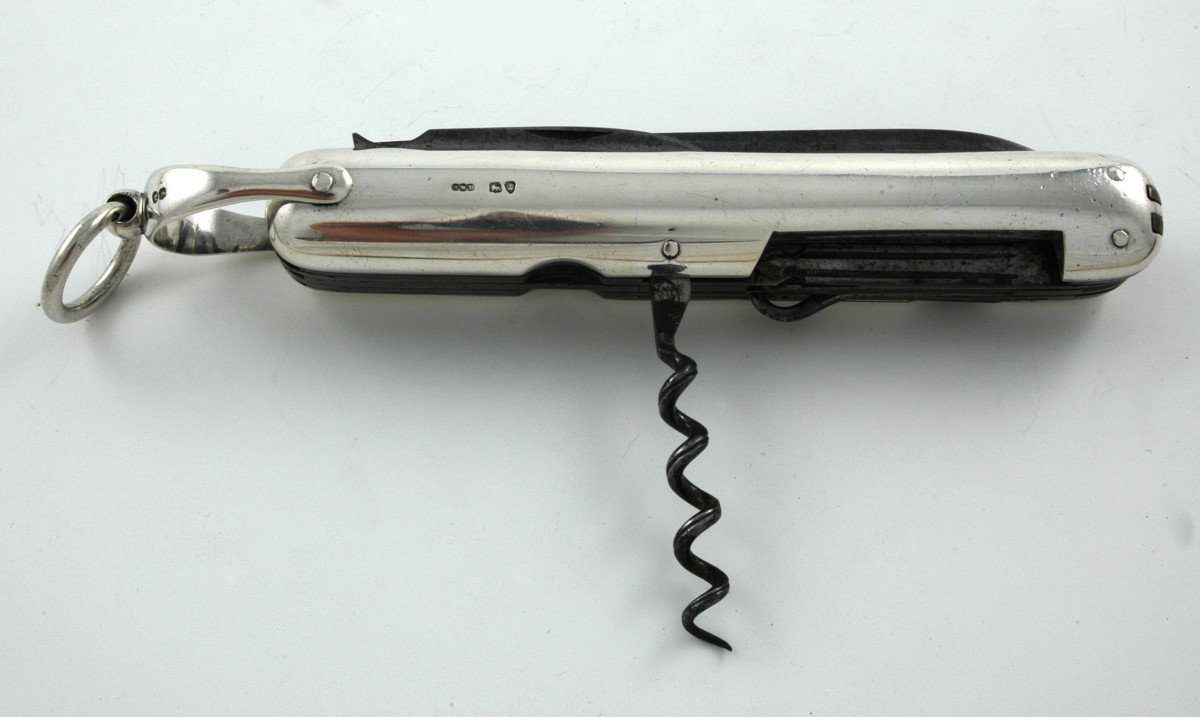 Silver mounted penknife by Henry William Dee, London 1872. - Image 5