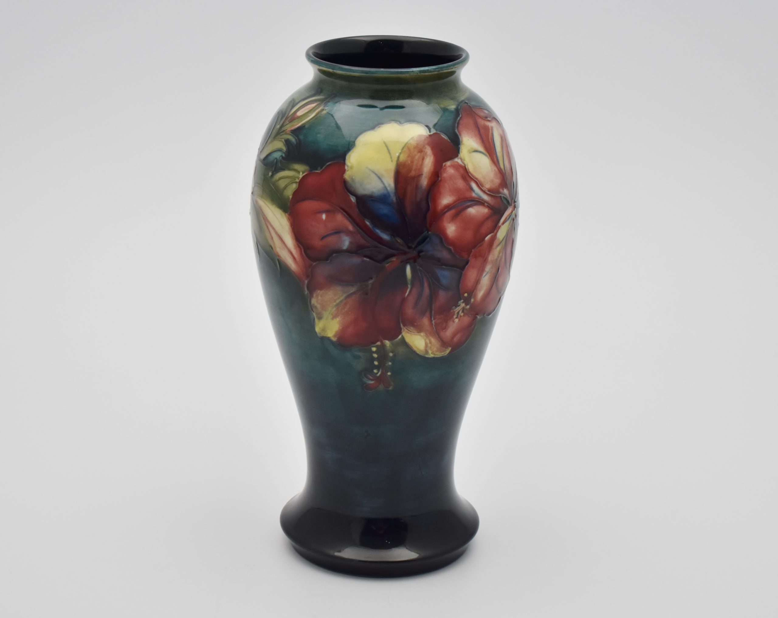 Walter Moorcroft 'Hibiscus' vase. - Image 2