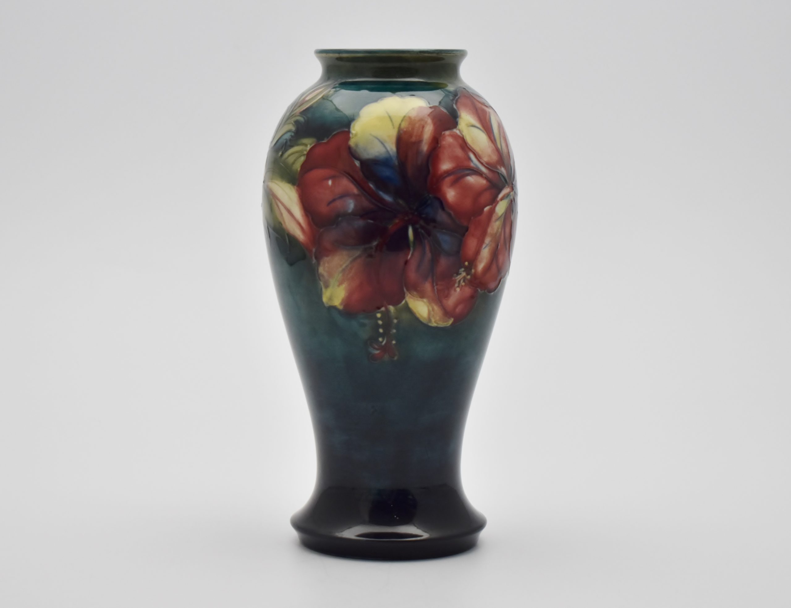 Walter Moorcroft 'Hibiscus' vase. - Image 7