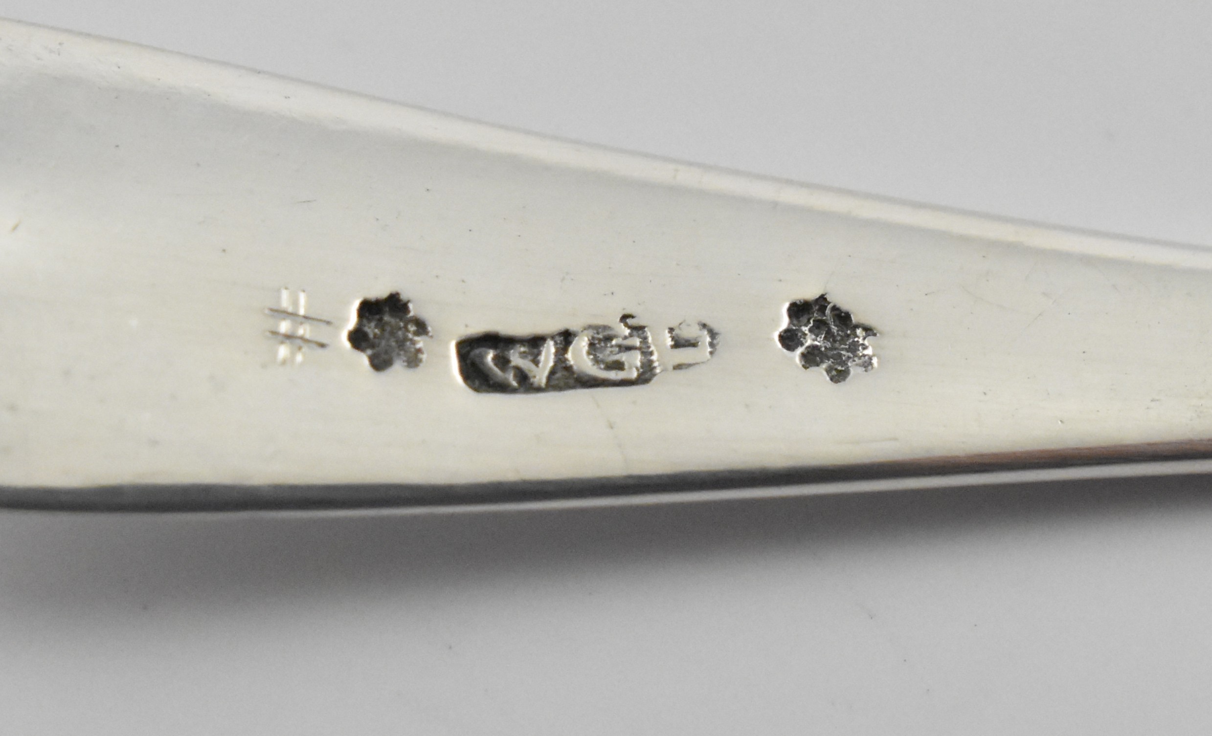 Cape silver Konvyt Fork by Willem Godfried Lotter, Circa 1820. - Image 4