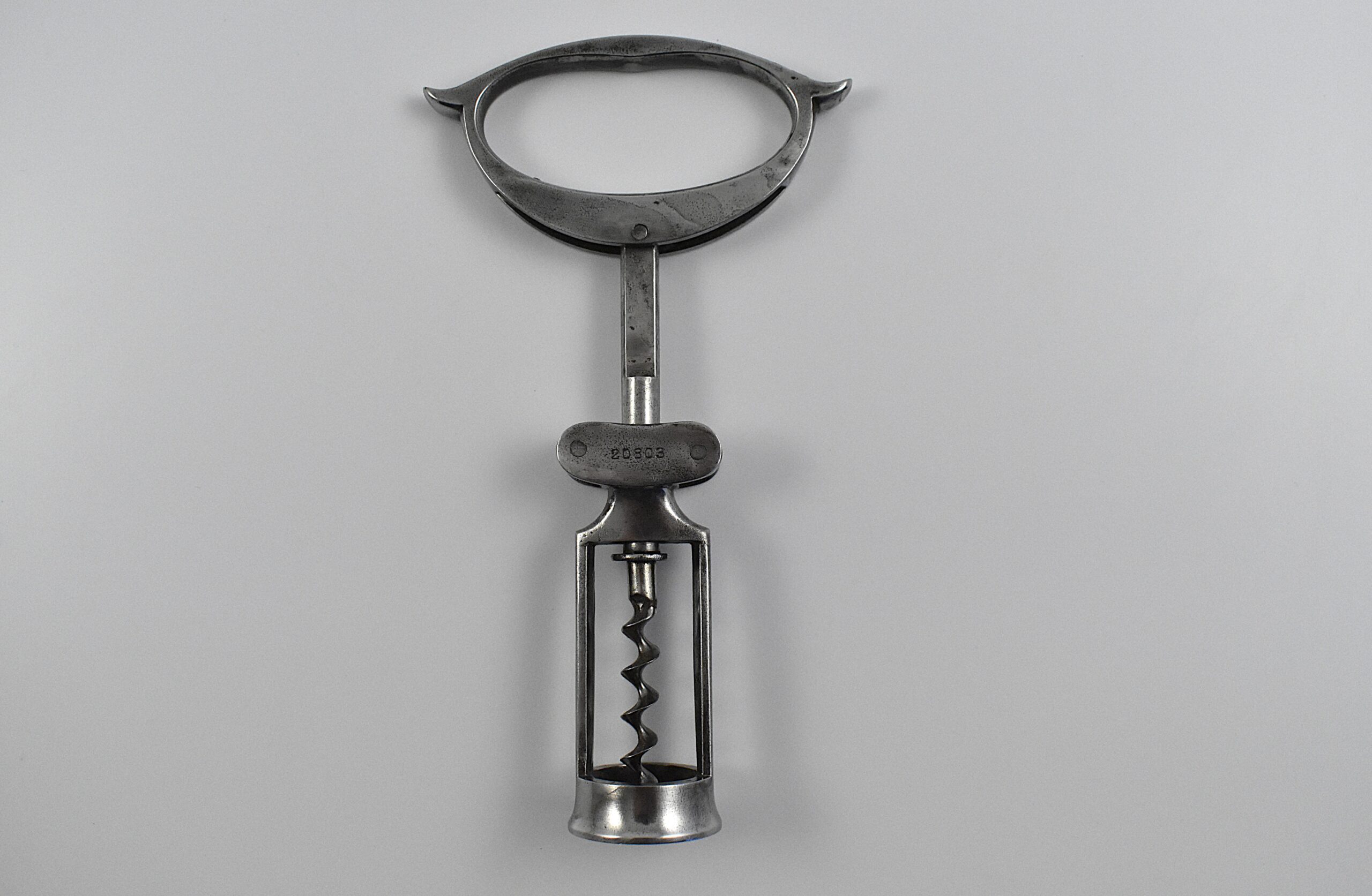 German open framed steel corkscrew by Valentin Rasch of Zella St. Blasii and this was his German Patent No. 20,803 granted on the 14th of March 1882. - Image 3