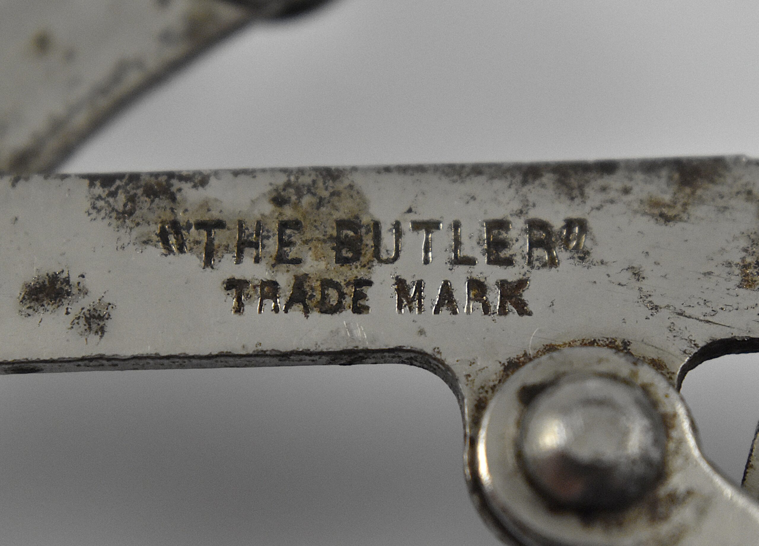 A French chrome plated corkscrew marked “THE BUTLER”, TRADE MARK, MADE IN FRANCE” - Image 6