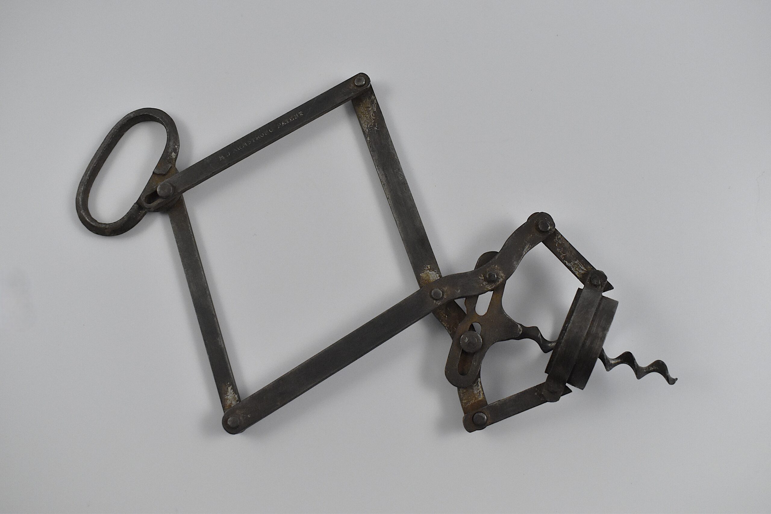 An English all steel concertina ‘Armstrong’ corkscrew. - Image 3