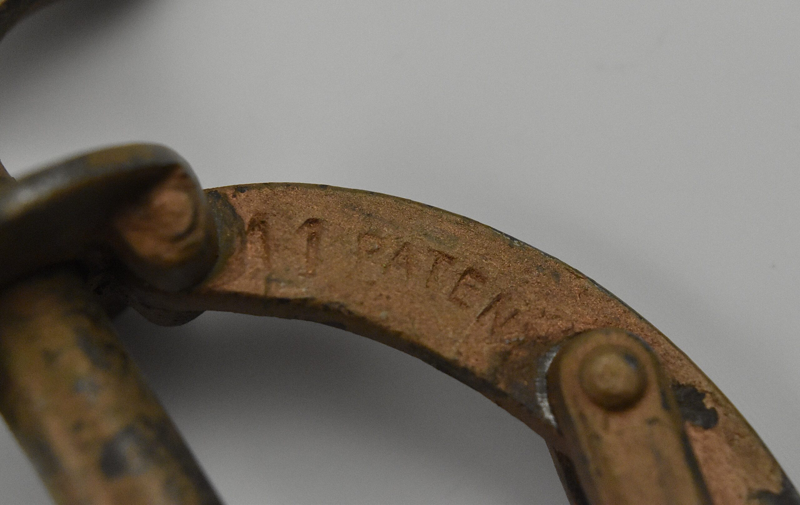An all-steel James Heeley & Sons double lever corkscrew with the original copper bronze wash. This example marked “JAMES HEELEY & SONS 6006 PATENT DOUBLE LEVER” on the handle and ‘A 1 PATENT’ on the arms. Neville Smith Heeley trading as James Heeley and Sons of Graham Street, Birmingham was granted a patent No. 6,006 on the 23rd of April 1888 for this design. - Image 6